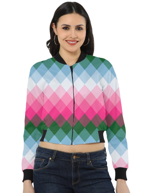 MintBerry Ice LGVGT Women Bomber Jacket