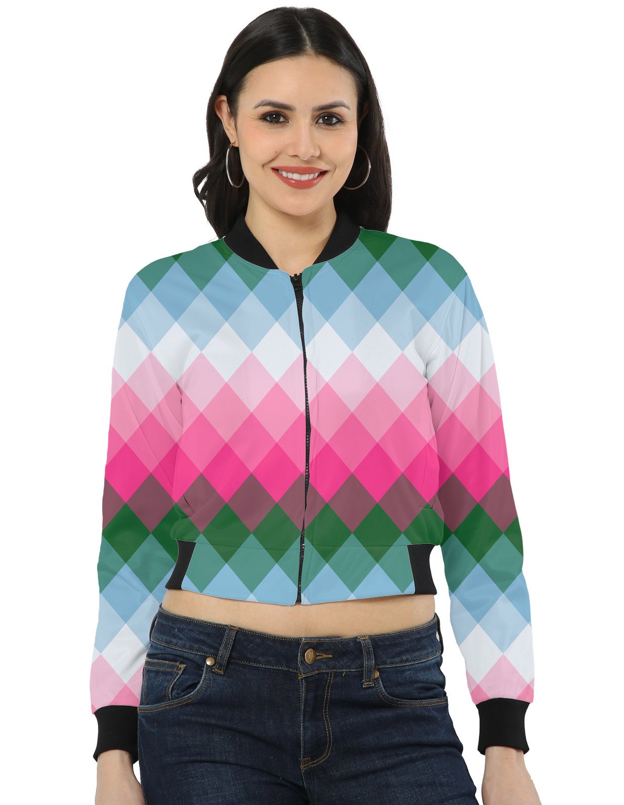 MintBerry Ice LGVGT Women Bomber Jacket - Image 1