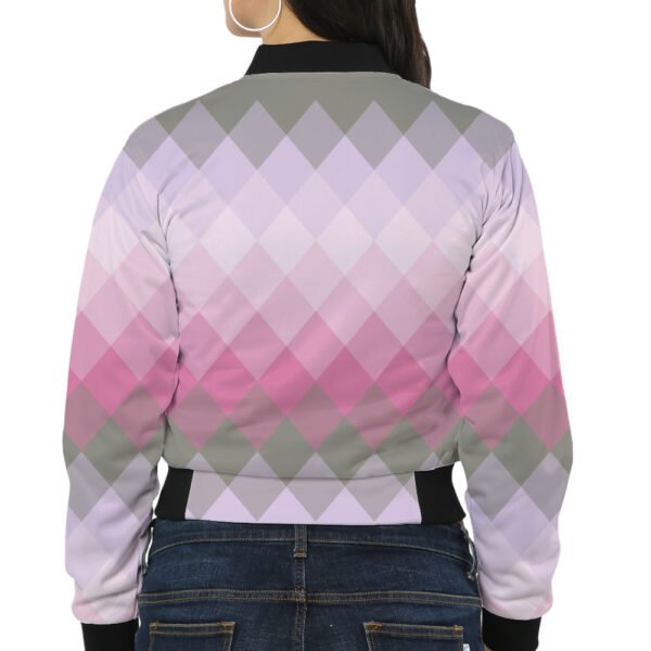 Muted Rose LGVGT Women Bomber Jacket - Image 2