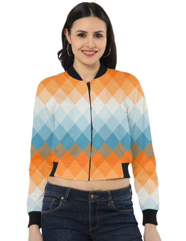 Orange Ice LGVGT Women Bomber Jacket
