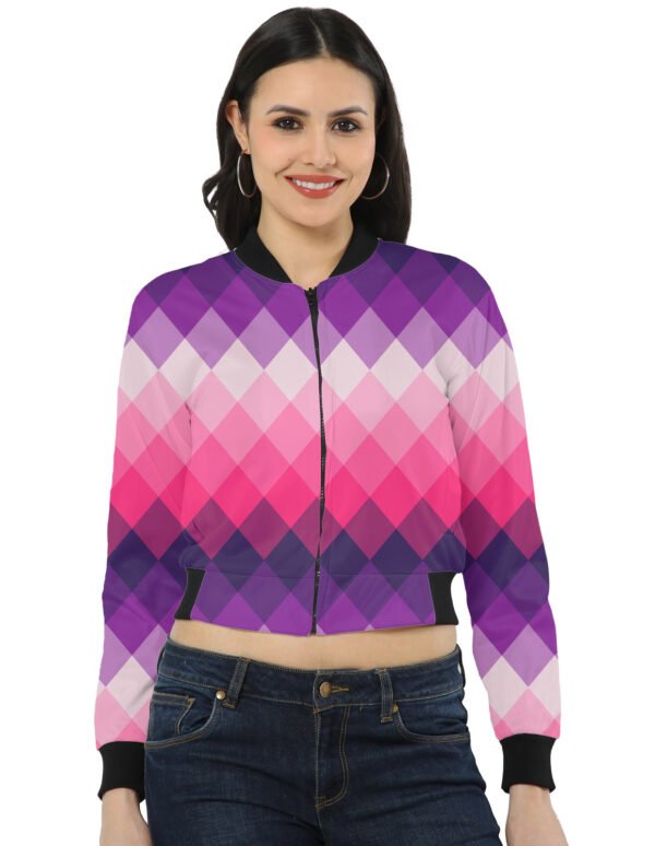 Royal Blossom LGVGT Women Bomber Jacket