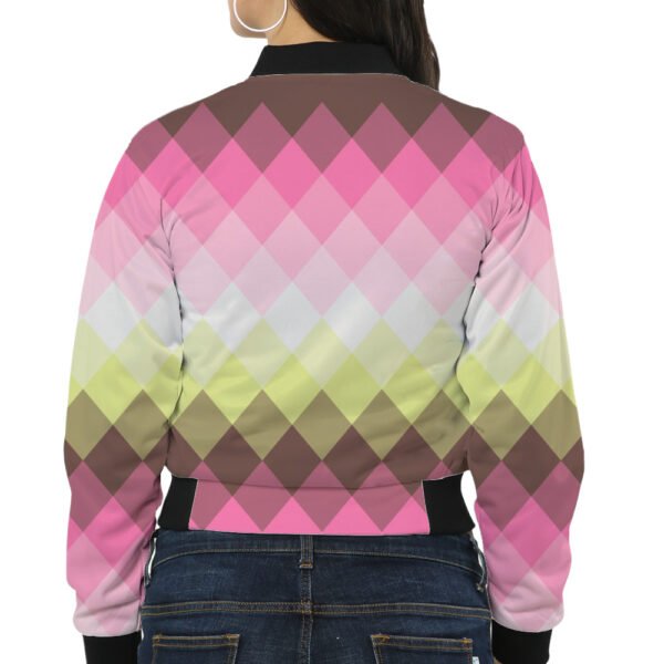 Spring Cocoa LGVGT Women Bomber Jacket - Image 2