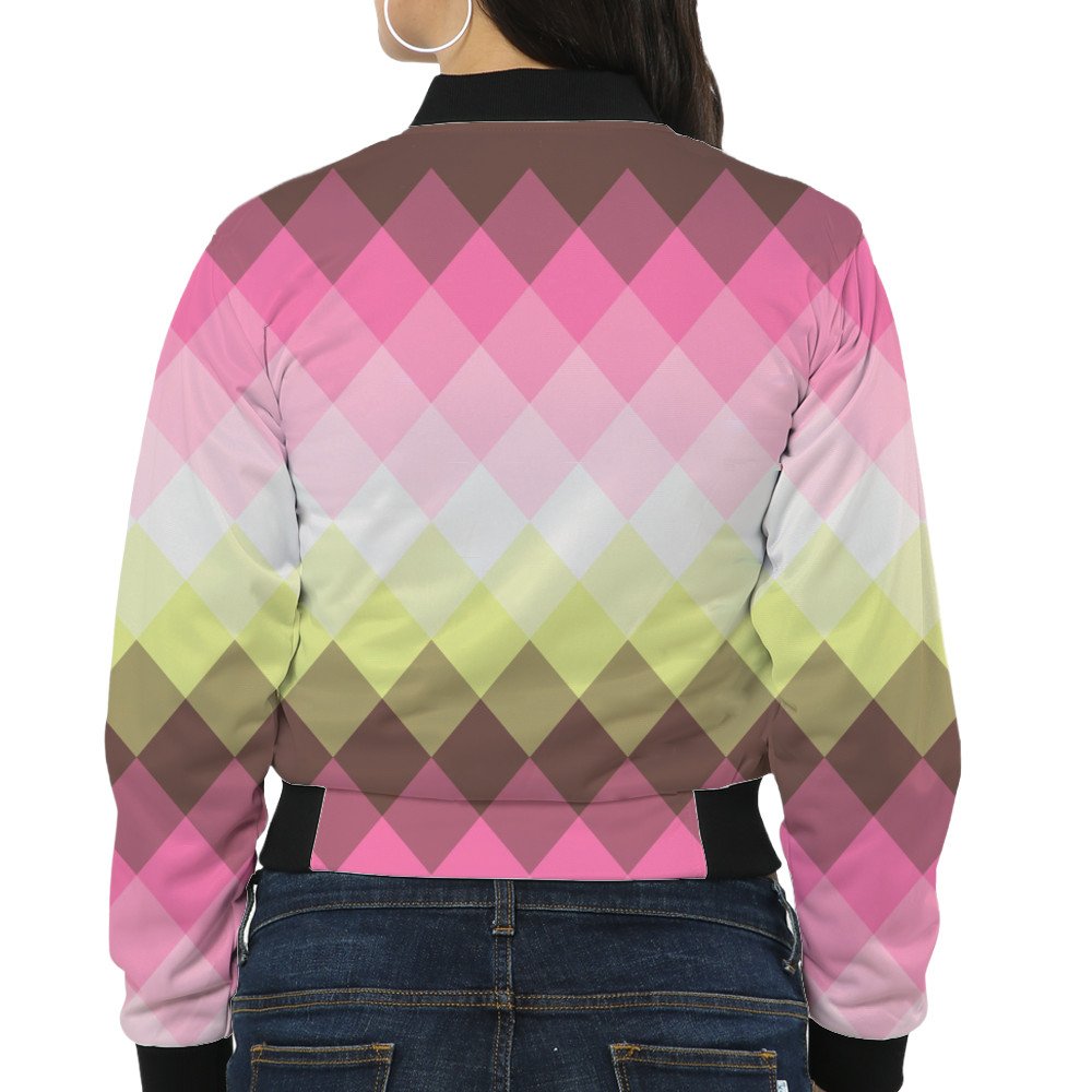Spring Cocoa LGVGT Women Bomber Jacket - Image 2