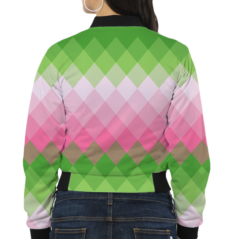 Spring Picnic LGVGT Women Bomber Jacket - Image 2