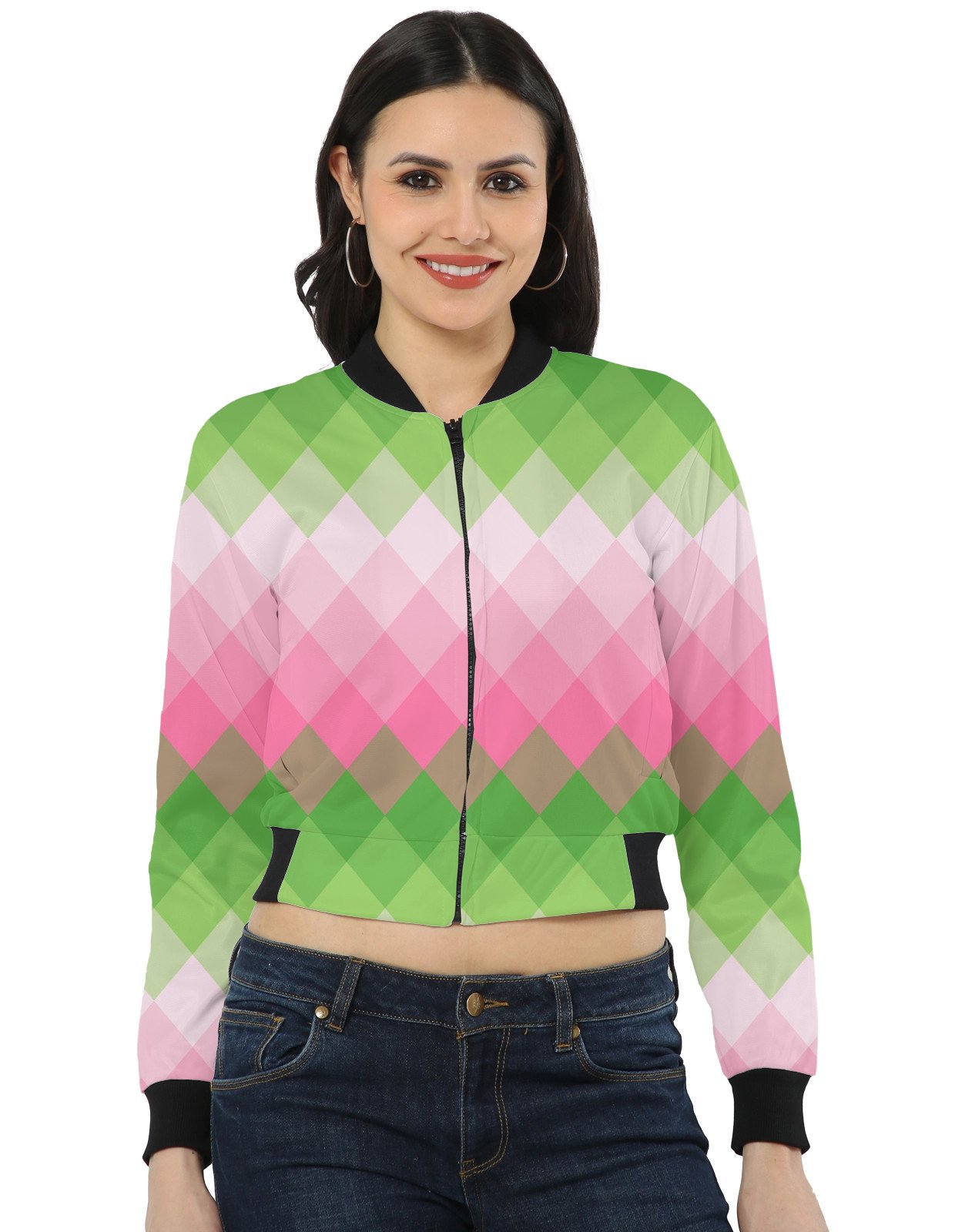 Spring Picnic LGVGT Women Bomber Jacket - Image 1