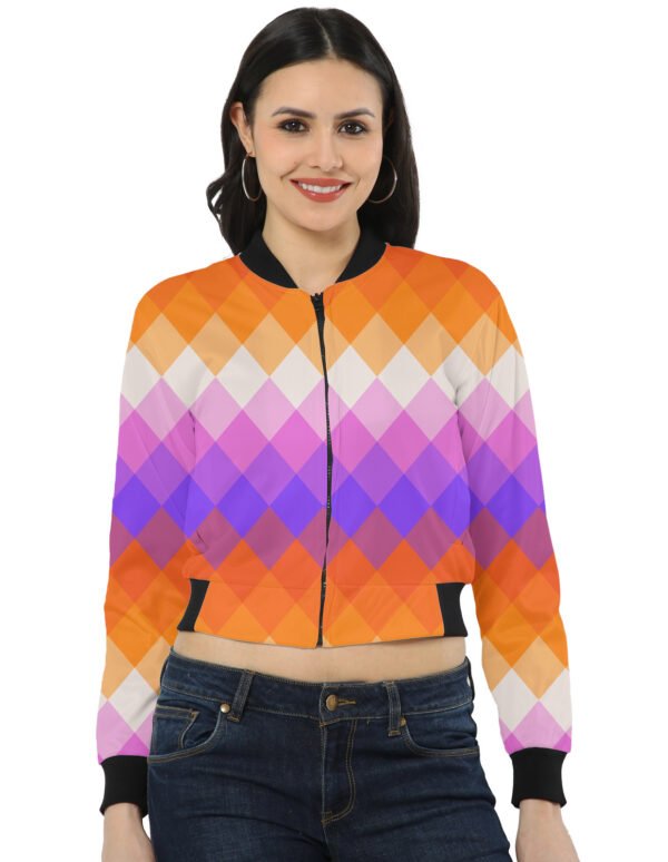 Sunset Carnival LGVGT Women Bomber Jacket