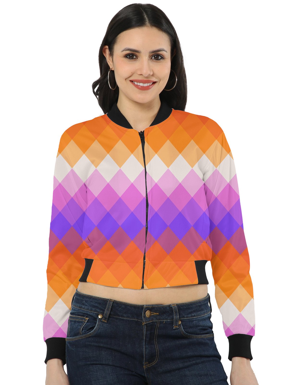 Sunset Carnival LGVGT Women Bomber Jacket - Image 1