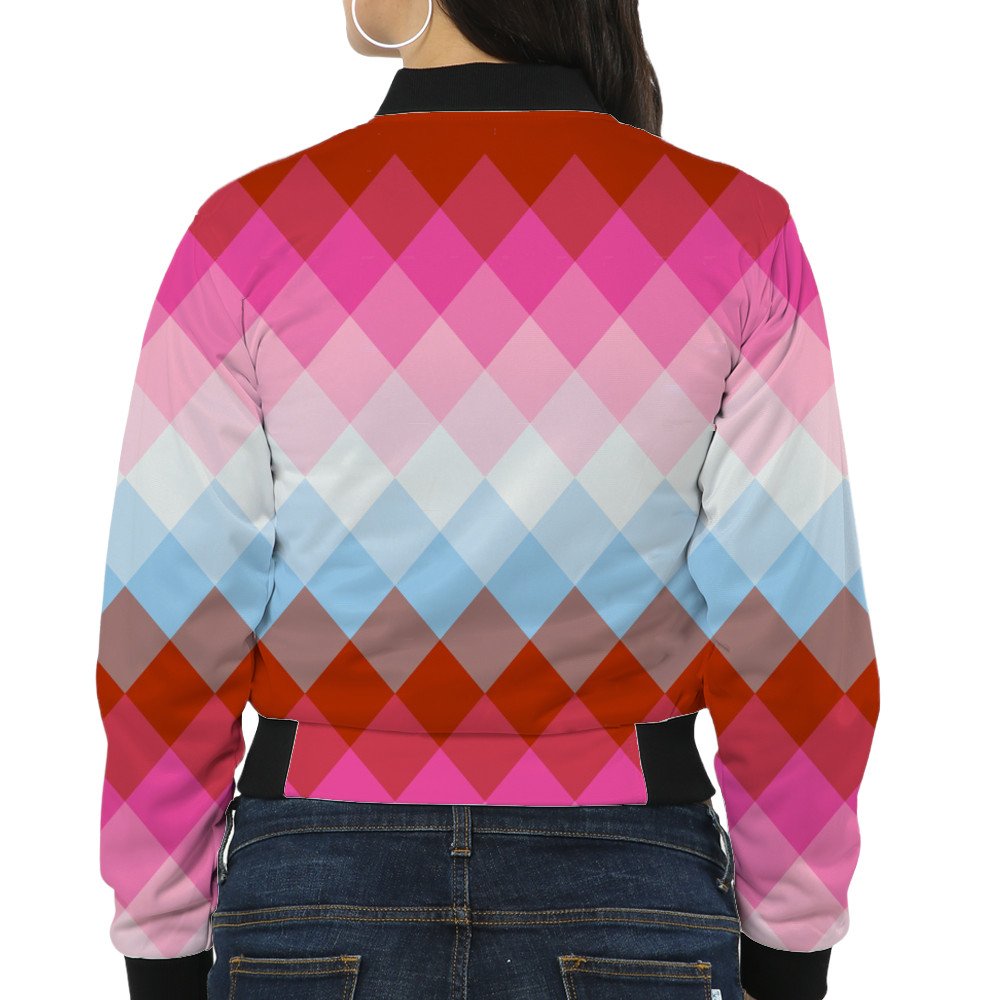 Sunset Gelato LGVGT Women Bomber Jacket - Image 2