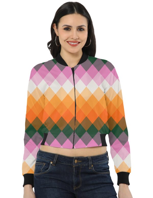 Tropic Bloom LGVGT Women Bomber Jacket