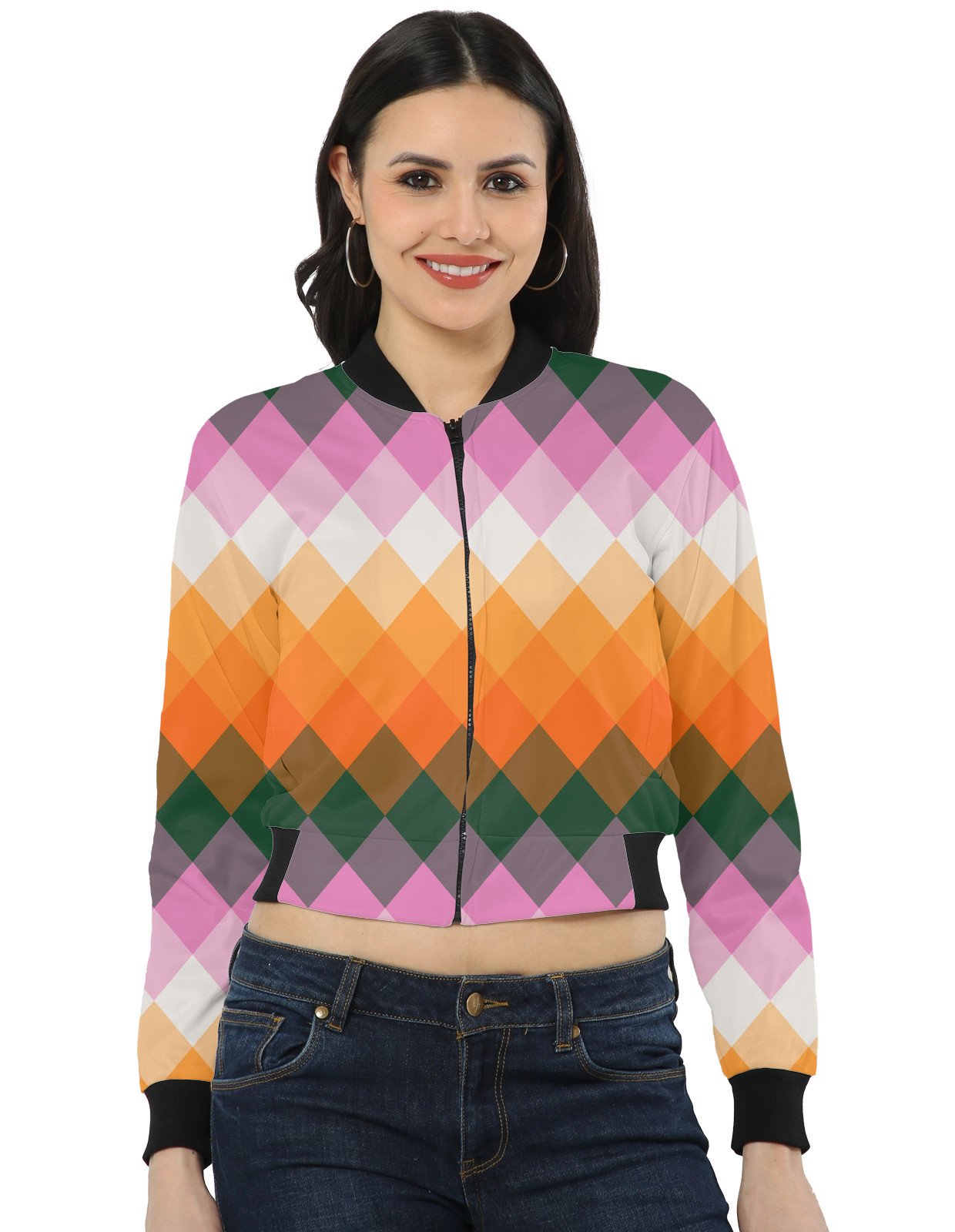 Tropic Bloom LGVGT Women Bomber Jacket - Image 1