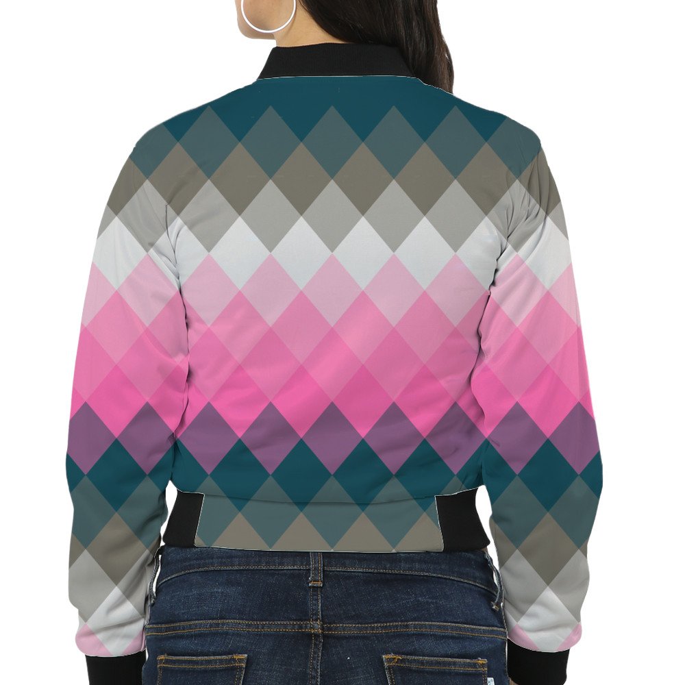 Vintage Rose LGVGT Women Bomber Jacket - Image 2