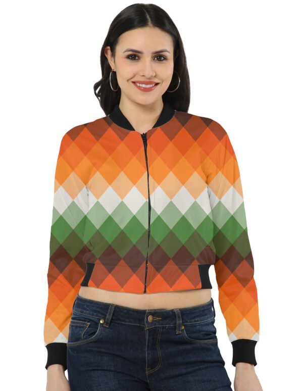 Woodland Spice LGVGT Women Bomber Jacket