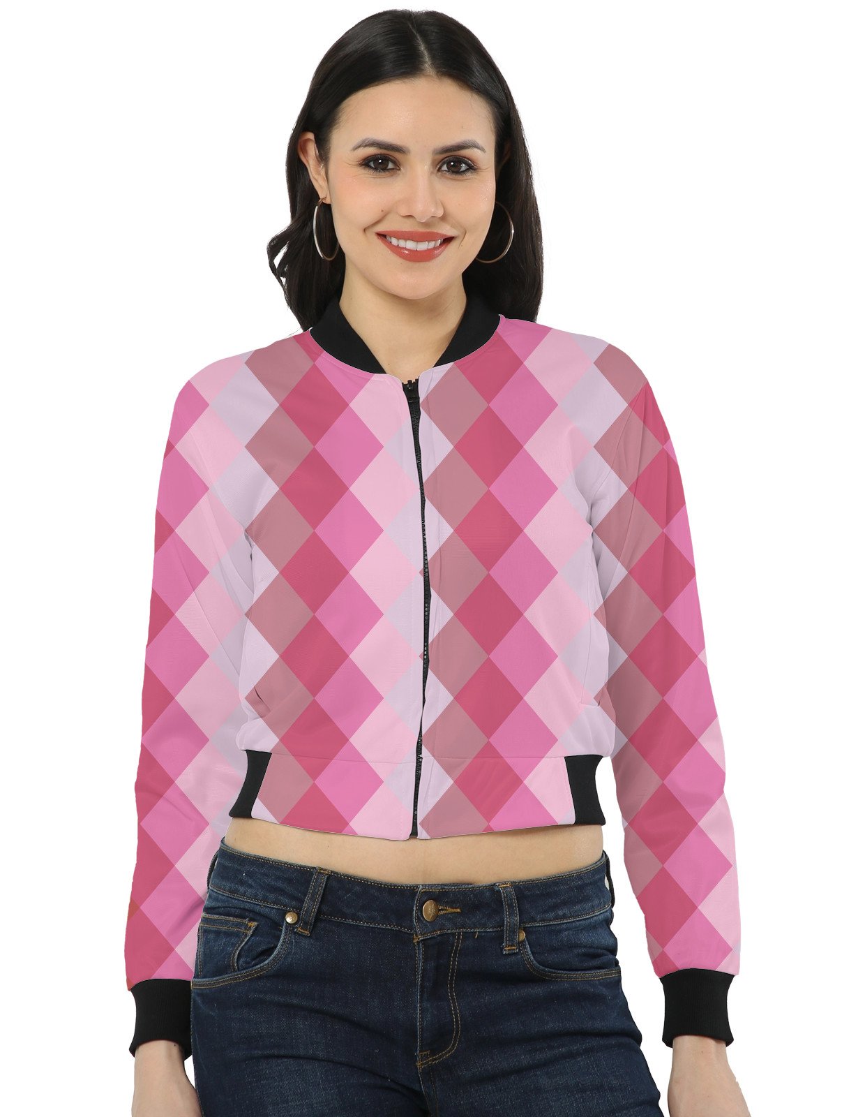 Dusty Petals LGHGT Women Bomber Jacket - Image 1