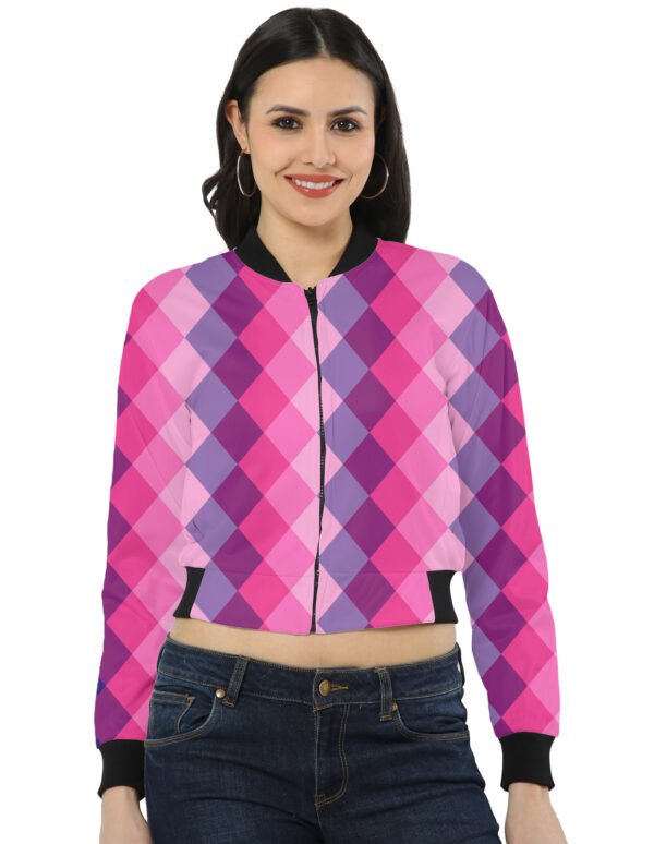 Electric Berries LGHGT Women Bomber Jacket