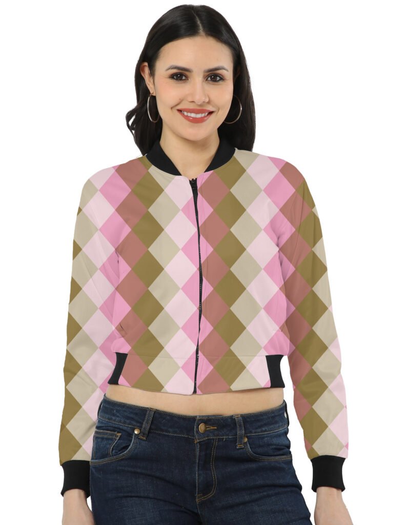 Golden Petals LGHGT Women Bomber Jacket