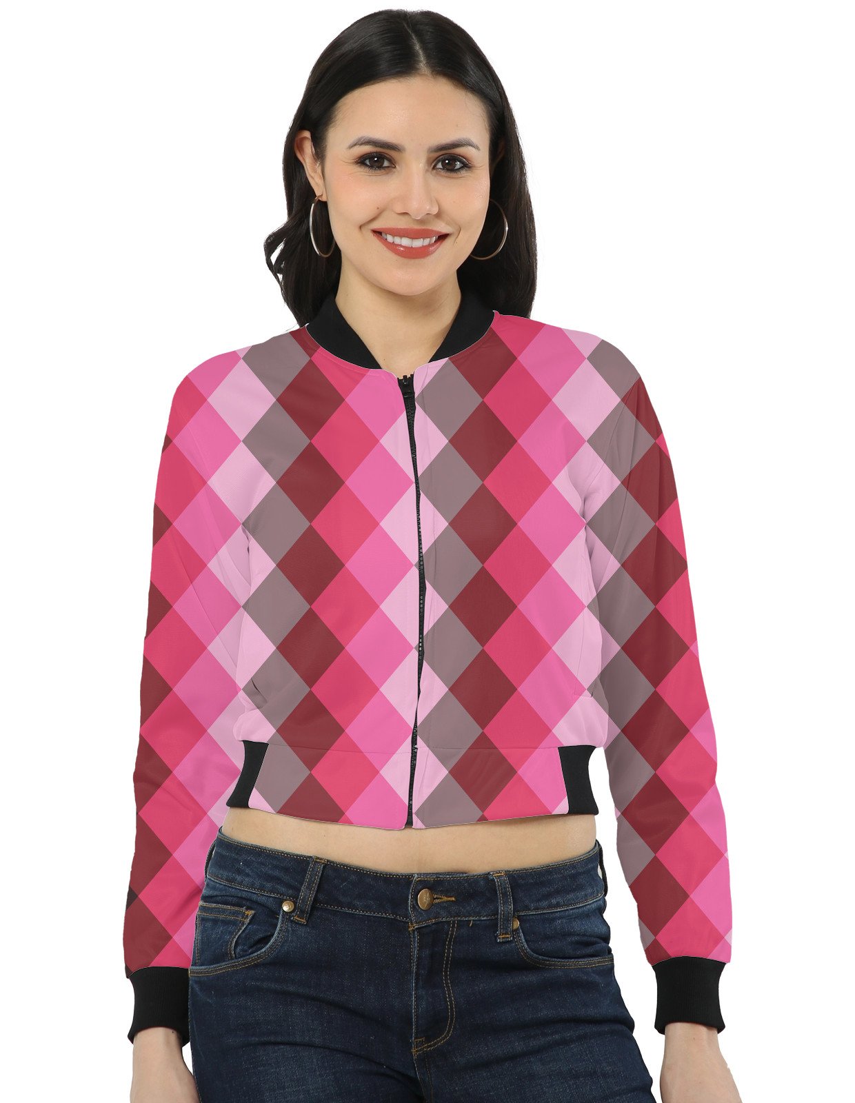 Rose Affair LGHGT Women Bomber Jacket - Image 1