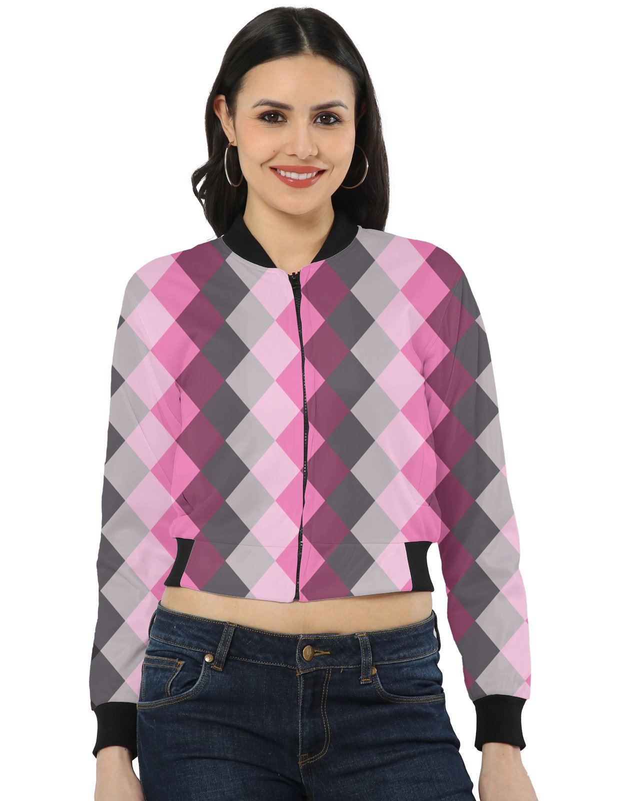 Urban Rose LGHGT Women Bomber Jacket - Image 1