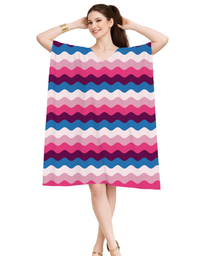 Deep Wine LGVR Kaftan