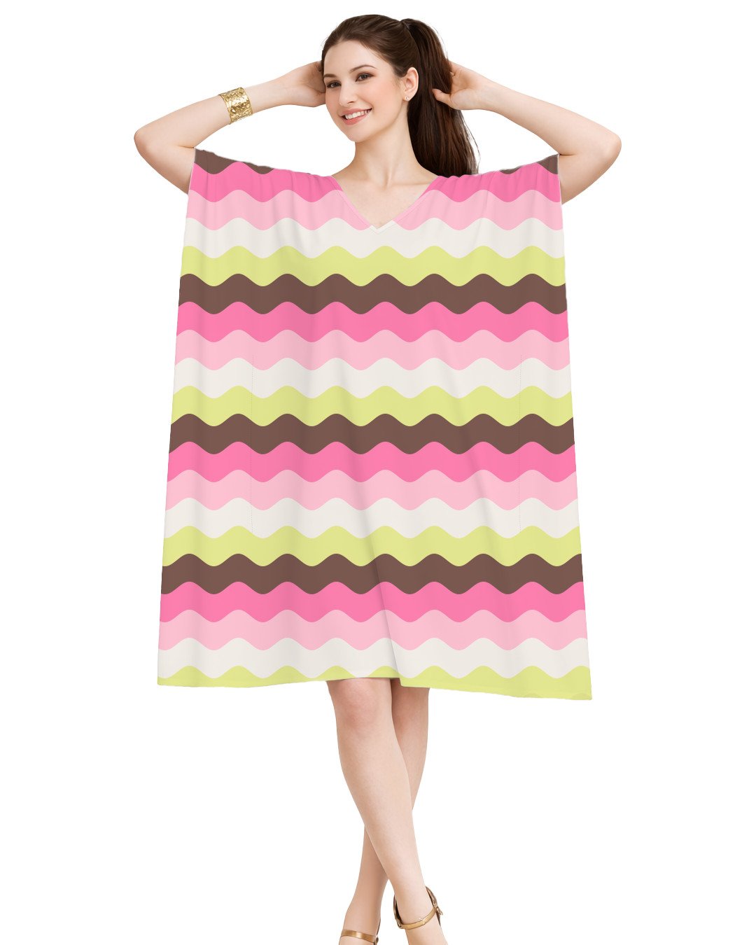 Spring Cocoa LGVR Kaftan - Image 1