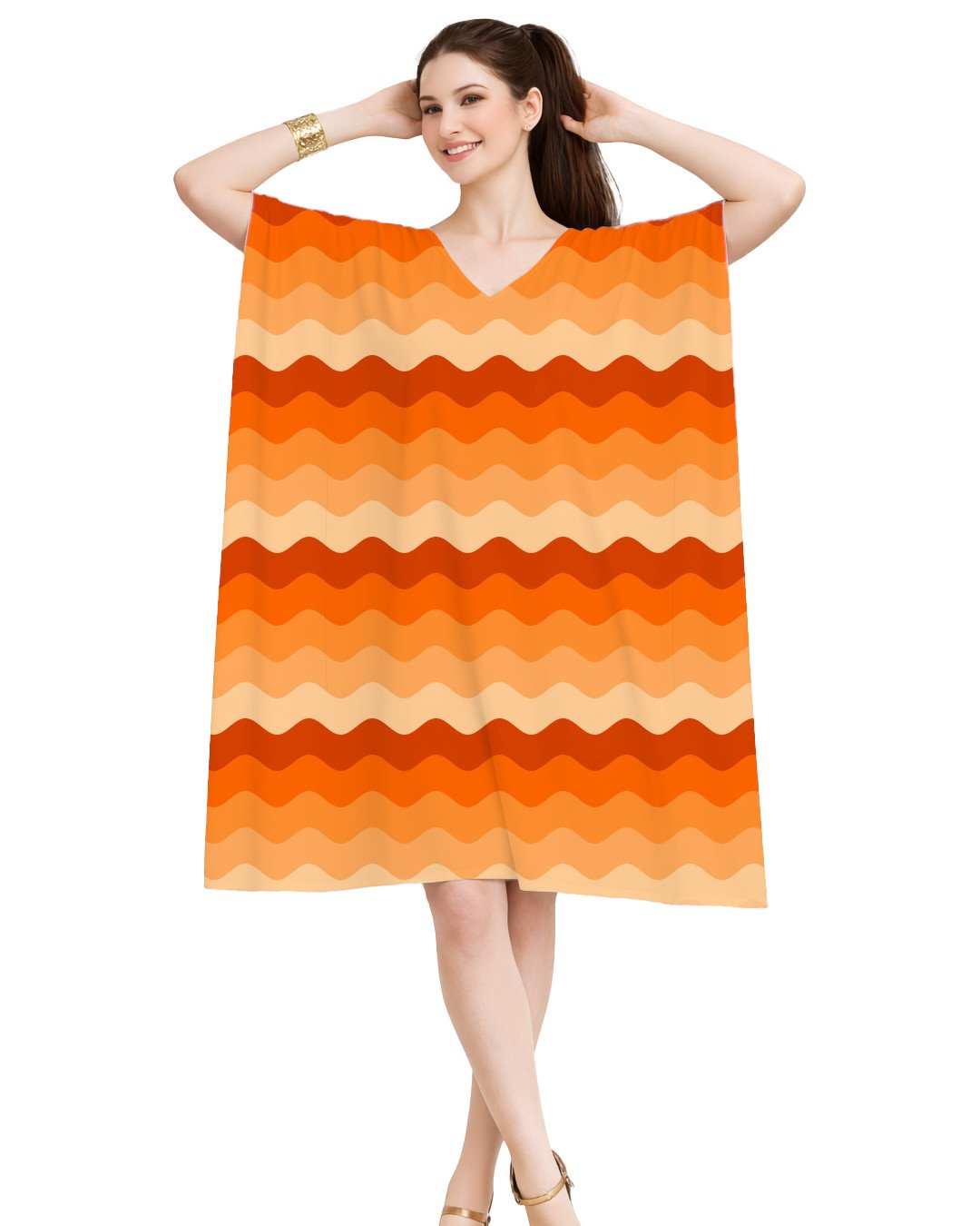Tangerine Rush LGVR Kaftan - Image 1