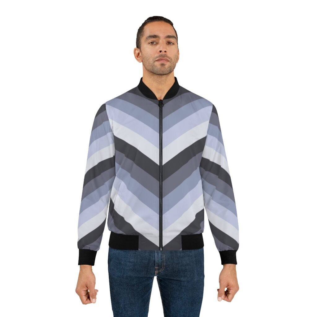 Mountain Mist Chevron Men Bomber Jacket