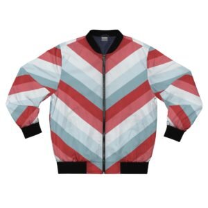 Nordic Sweater Chevron Men Bomber Jacket