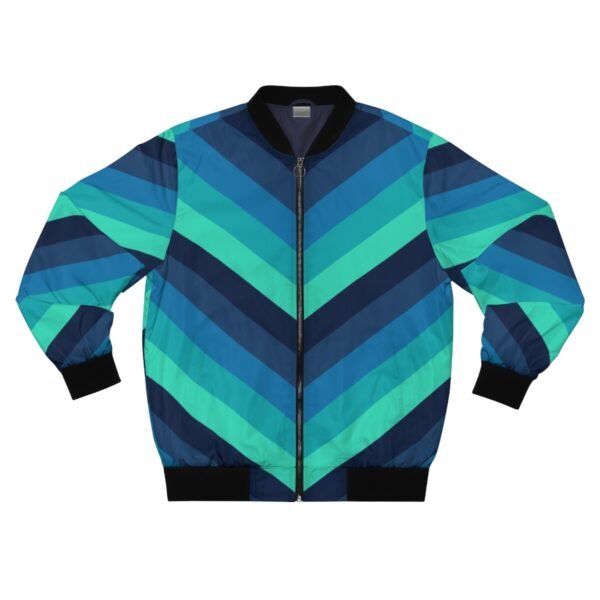 Northern Lights Chevron Men Bomber Jacket