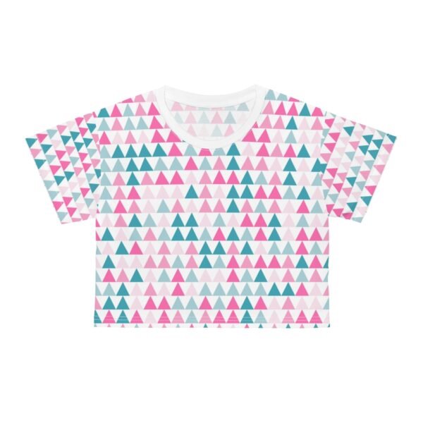 Ocean Meets Rose PT Female Crop Top - Image 3