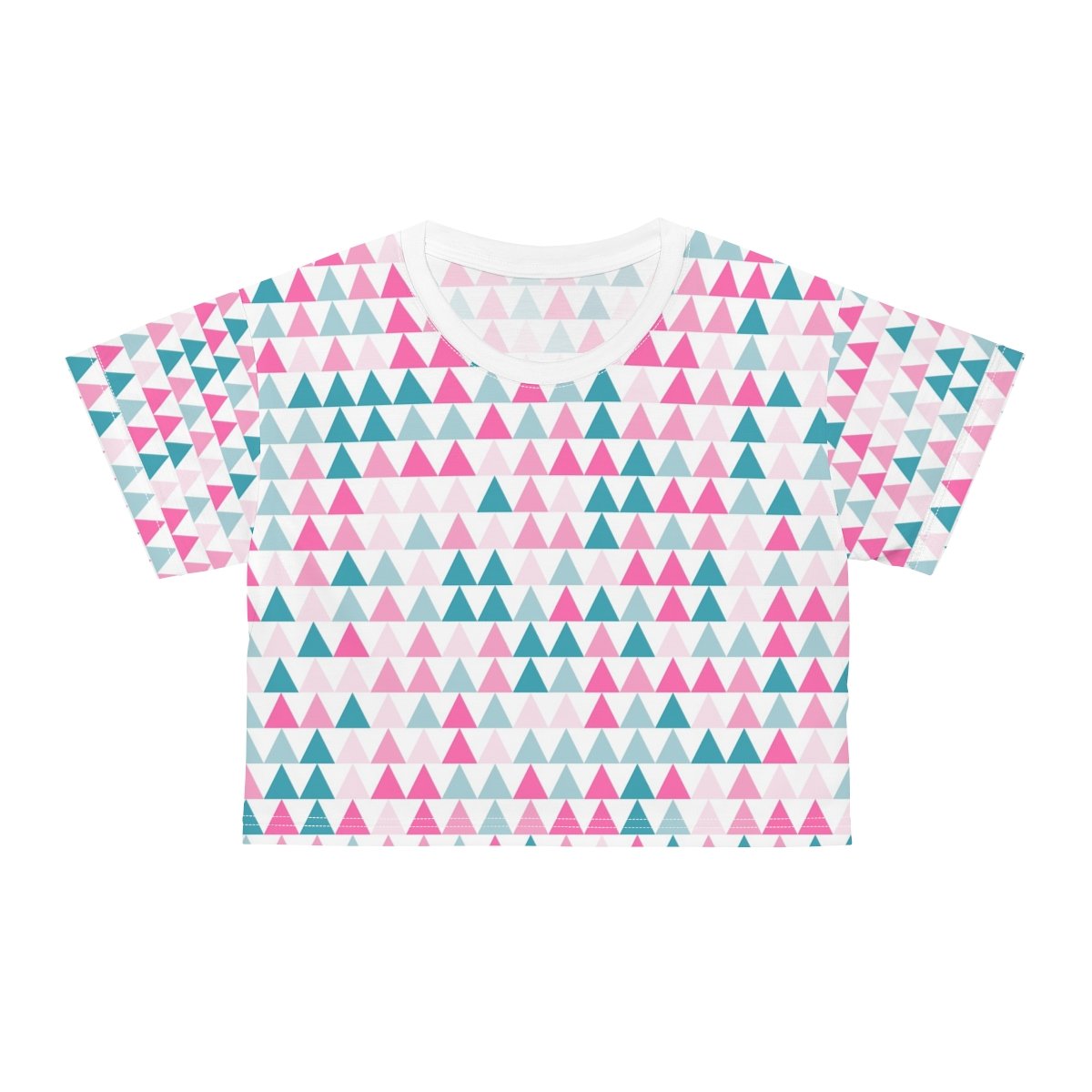 Ocean Meets Rose PT Female Crop Top - Image 3