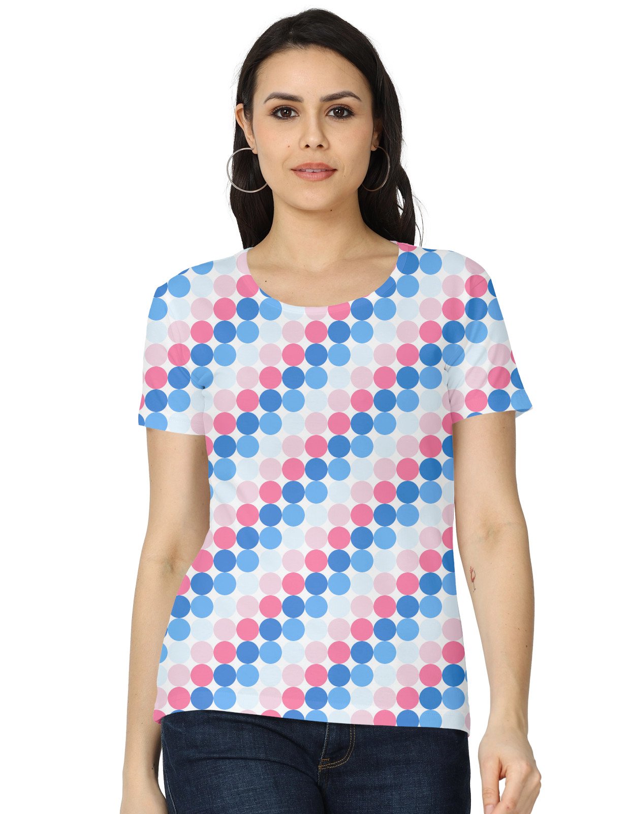 Clouded Rose PC Women T-Shirt - Image 1