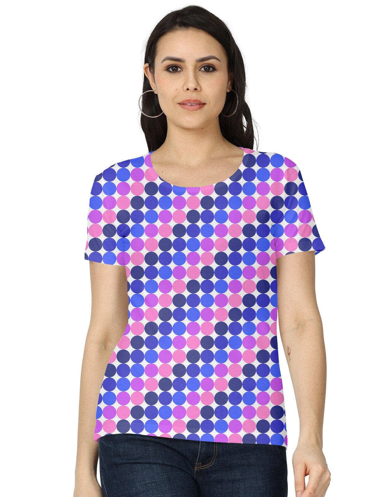 Cosmic Bloom PC Women T-Shirt - Image 1