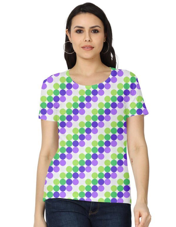 Neon Split PC Women T-Shirt