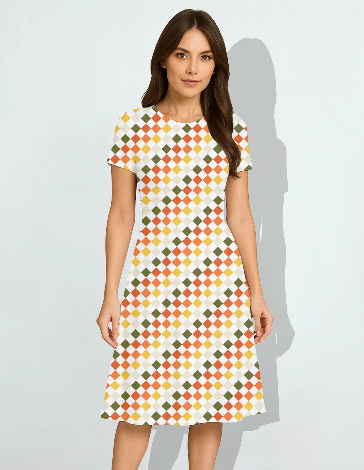Pumpkin Field PD Women A Line Dress - Image 1