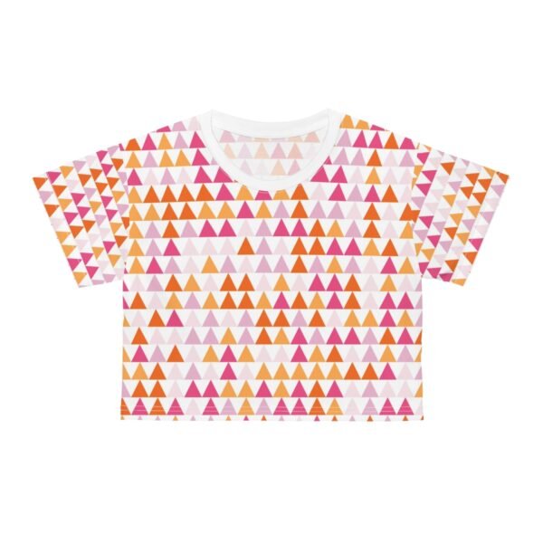 Peachy Sunset PT Female Crop Top - Image 3