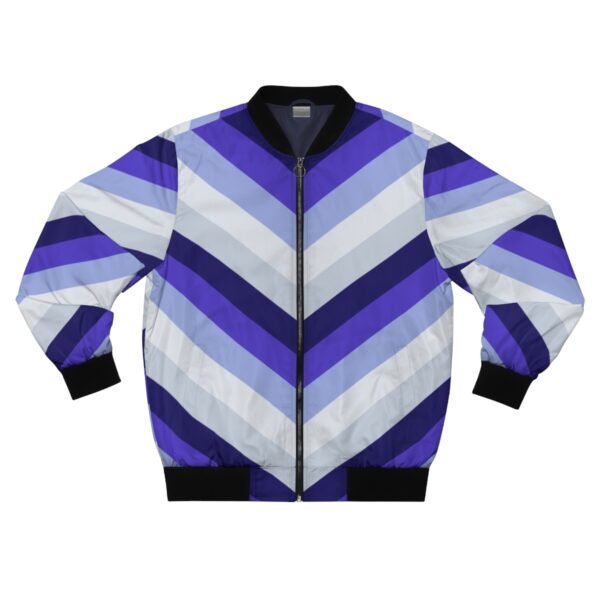 Polar Night Chevron Men Bomber Jacket - Image 3