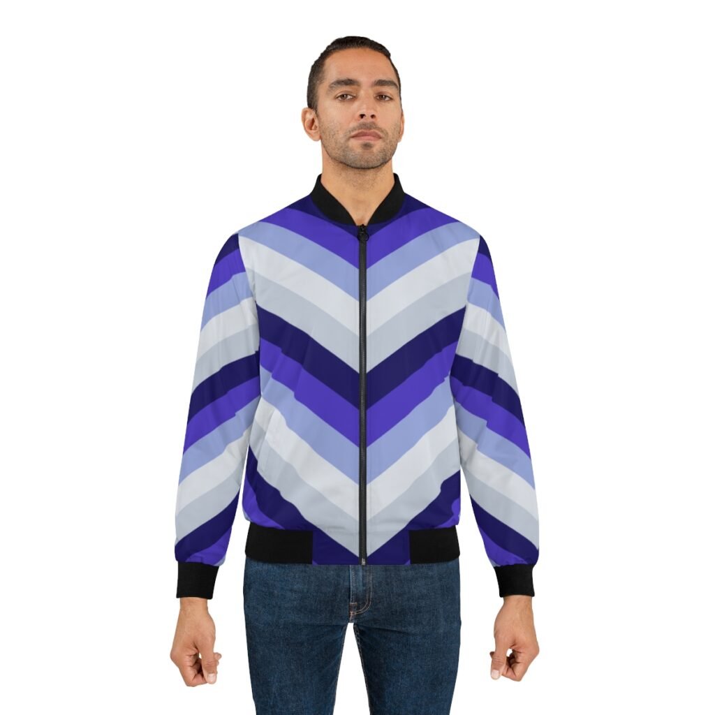 Polar Night Chevron Men Bomber Jacket
