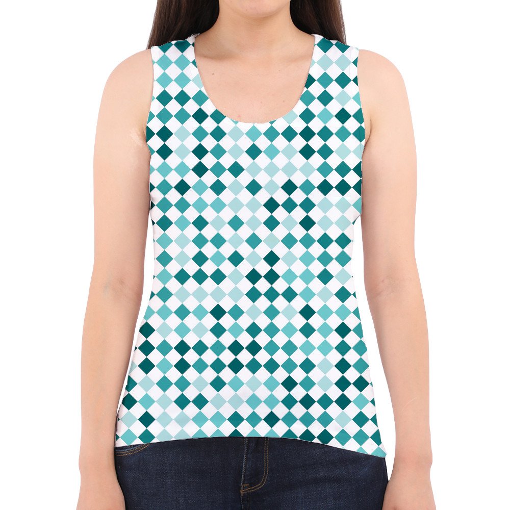 Aqua Serenity PD Women Tank Top - Image 2