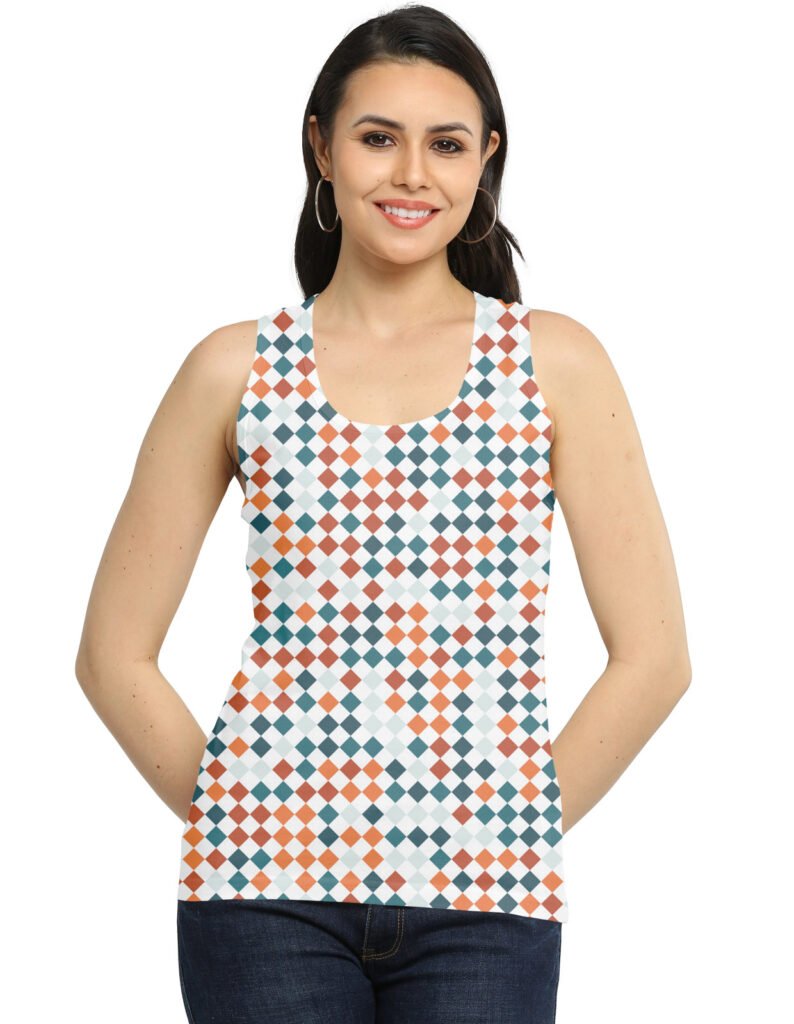 Citrus Wave PD Women Tank Top