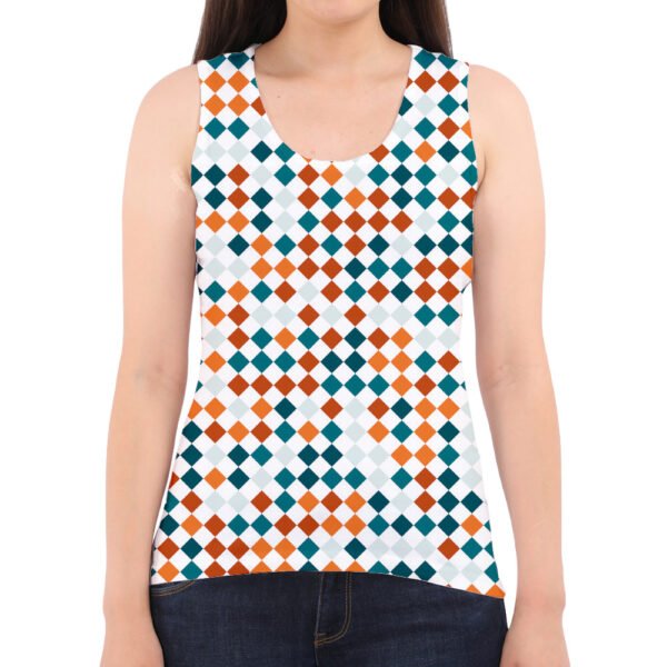 Citrus Wave PD Women Tank Top - Image 2