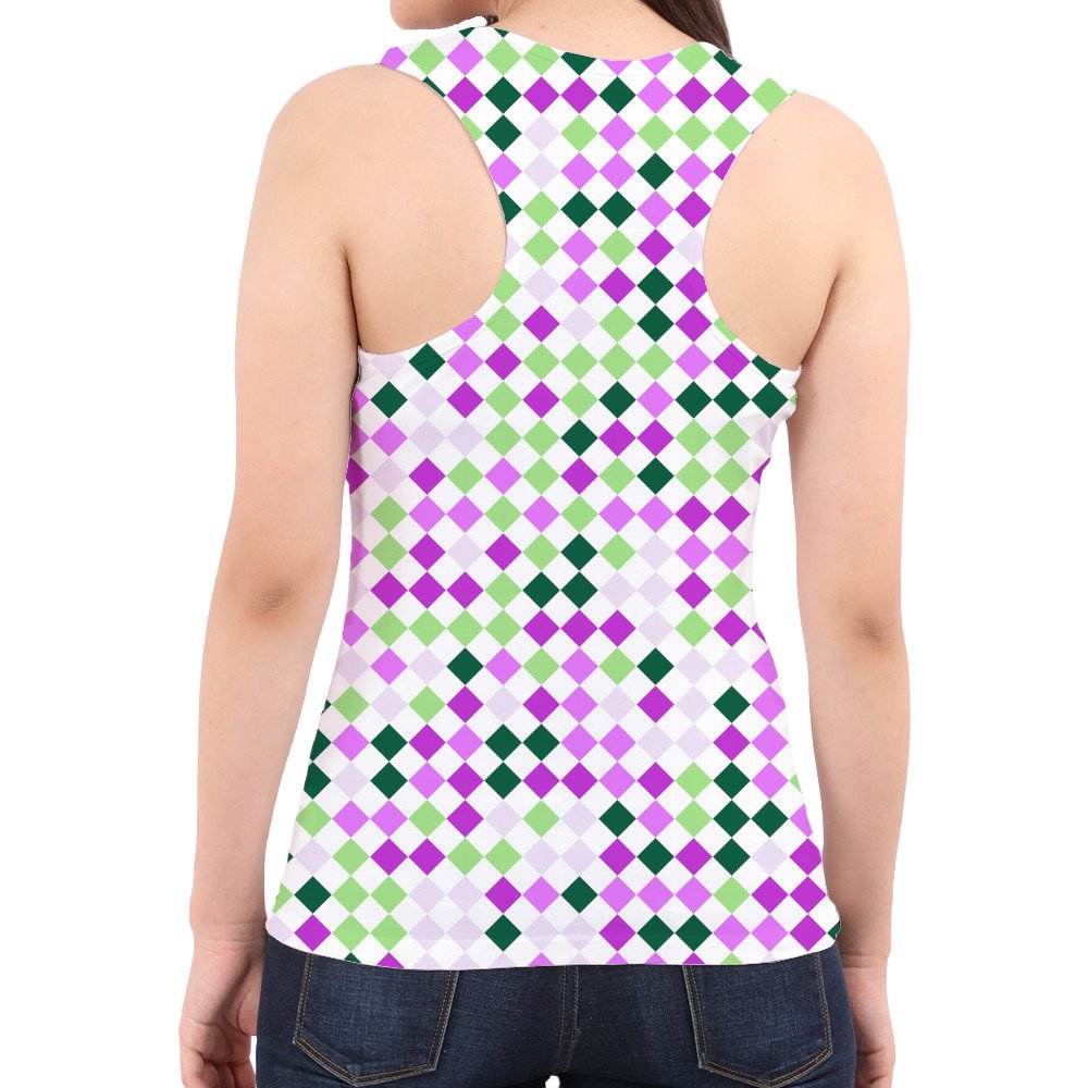 Floral Mojito PD Women Tank Top - Image 3