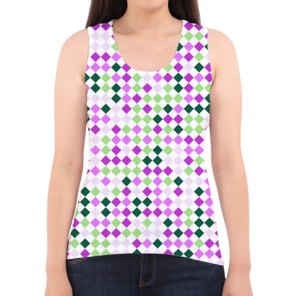 Floral Mojito PD Women Tank Top - Image 2