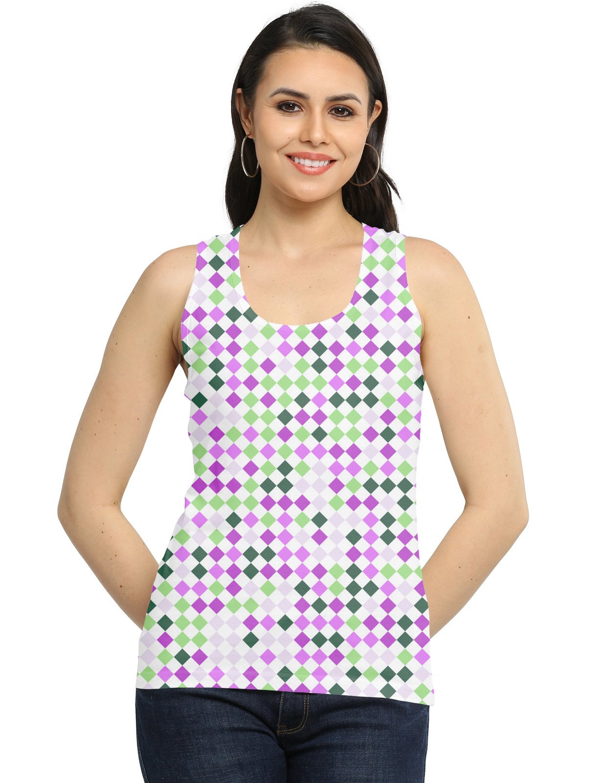 Floral Mojito PD Women Tank Top - Image 1