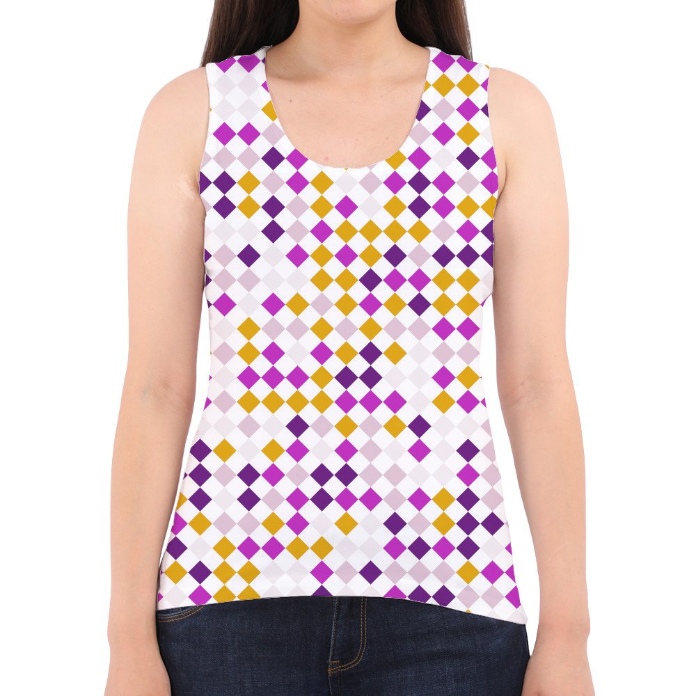 Golden Cabana PD Women Tank Top - Image 2