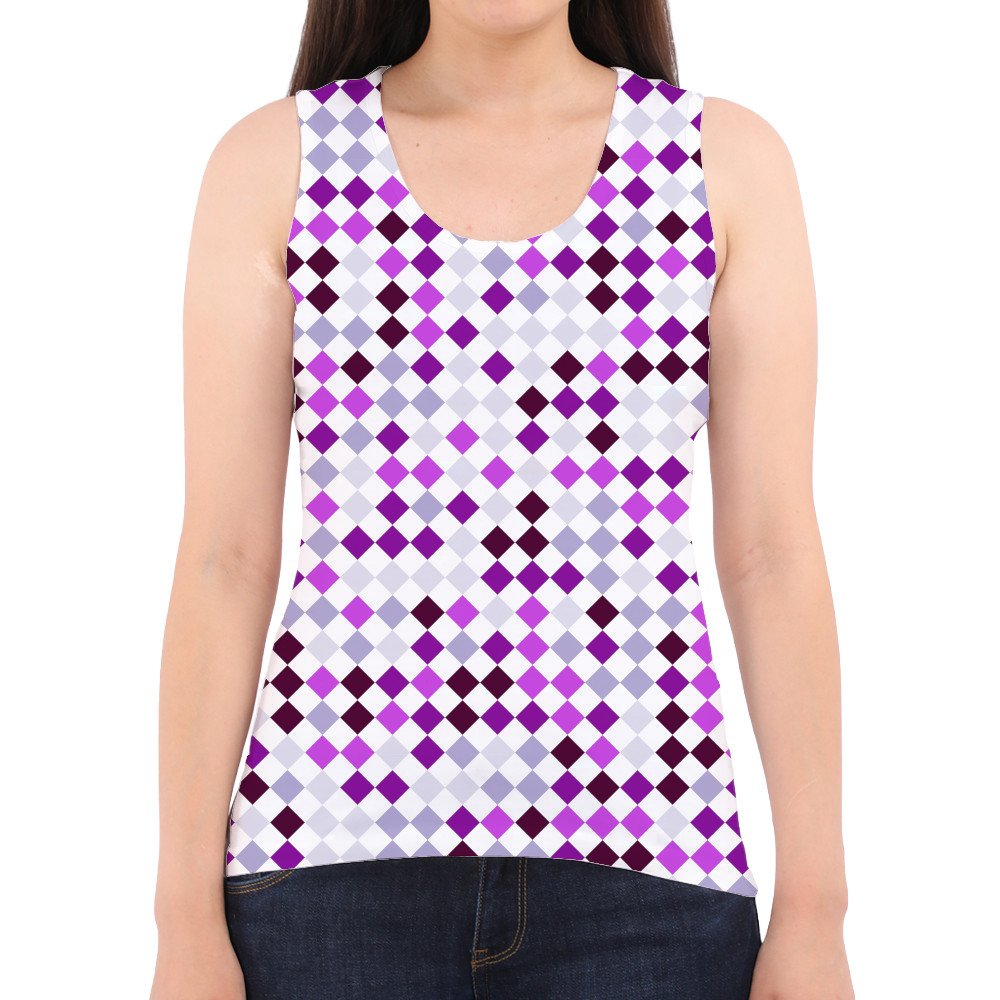 Lavender Eclipse PD Women Tank Top - Image 2