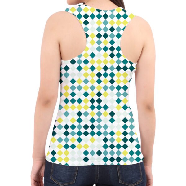 Lemon Leaf PD Women Tank Top - Image 3