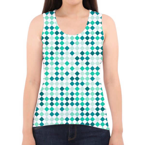 Mint Harmony PD Women Tank Top - Image 2
