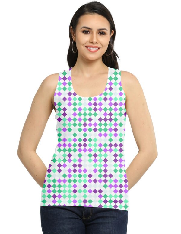 Mint Mirage PD Women Tank Top