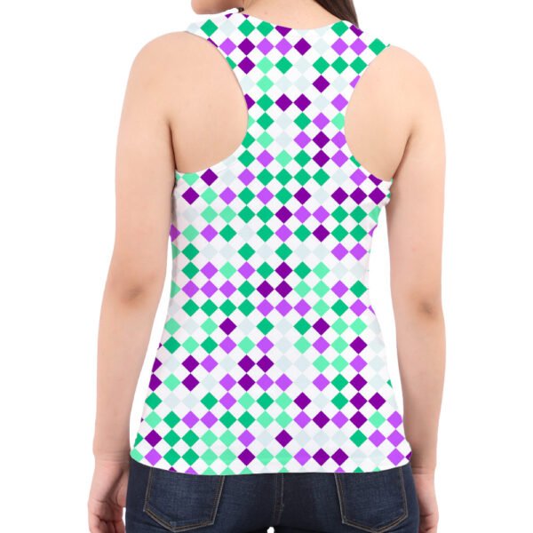 Mint Mirage PD Women Tank Top - Image 3