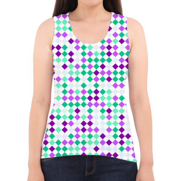 Mint Mirage PD Women Tank Top - Image 2