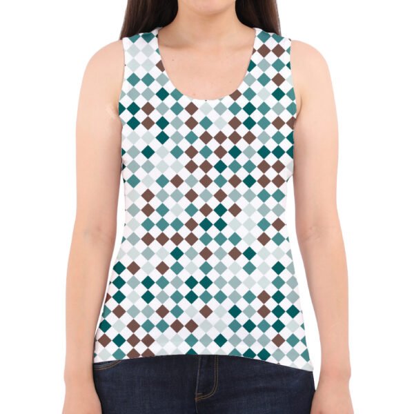 Mountain Lodge PD Women Tank Top - Image 2